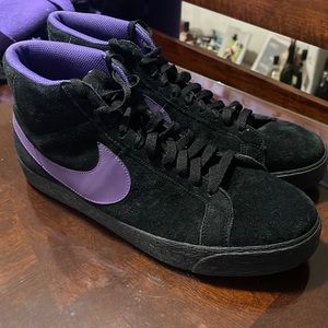 Nike Blazer size 13 Black/Purple